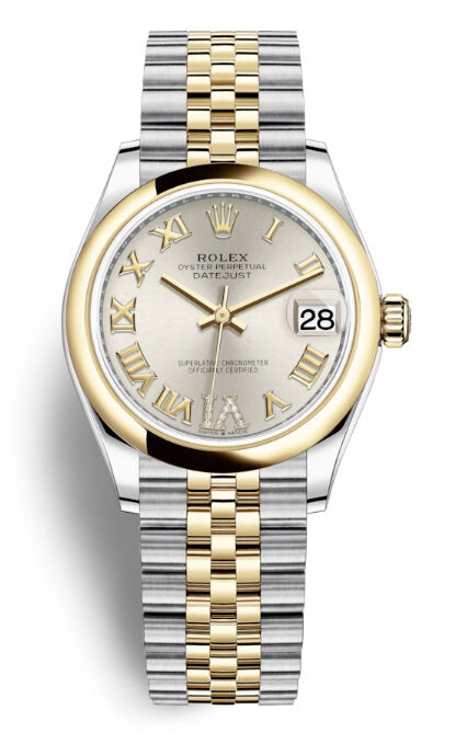 Rolex Datejust 31 Silver Dial Ladies Steel and 18kt Yellow Gold Jubilee Watch #278243SRDJ - Watches of America