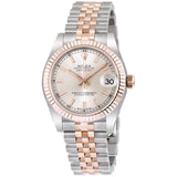 Rolex Datejust 31 Silver Dial Steel 18kt Everose Gold Jubilee Automatic Ladies Watch #178271SSJ - Watches of America