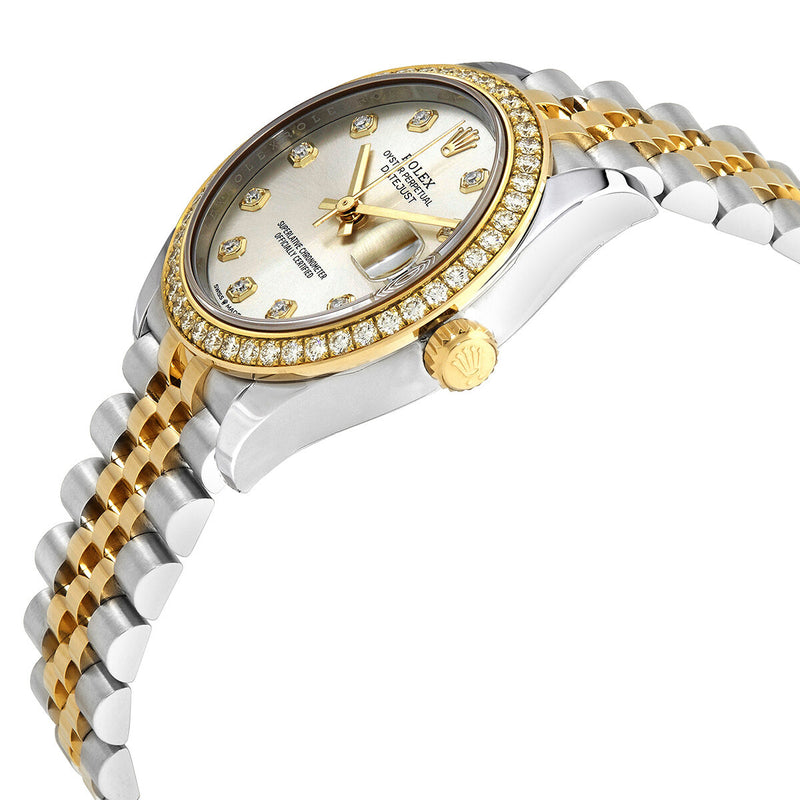 Rolex Datejust 31 Silver Diamond Dial Ladies Steel and 18kt Yellow Gold Jubilee Watch #278383SDJ - Watches of America #2