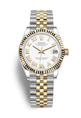 Rolex Datejust 31 White Dial Automatic Ladies Steel and 18kt Yellow Gold Jubilee Watch #278273WRJ - Watches of America