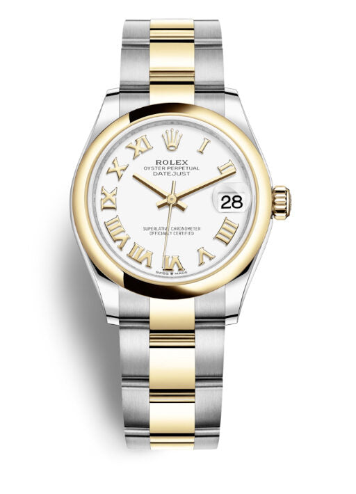 Rolex Datejust 31 White Dial Ladies Steel and 18kt Yellow Gold Jubilee Watch 278243CDO#278243WRO - Watches of America