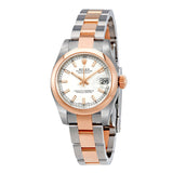 Rolex Datejust 31 White Dial Steel and 18K Everose Gold Ladies Watch #178241WSO - Watches of America