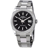 Rolex Datejust 36 Automatic Black Dial Men's Oyster Watch #126200BKSO - Watches of America