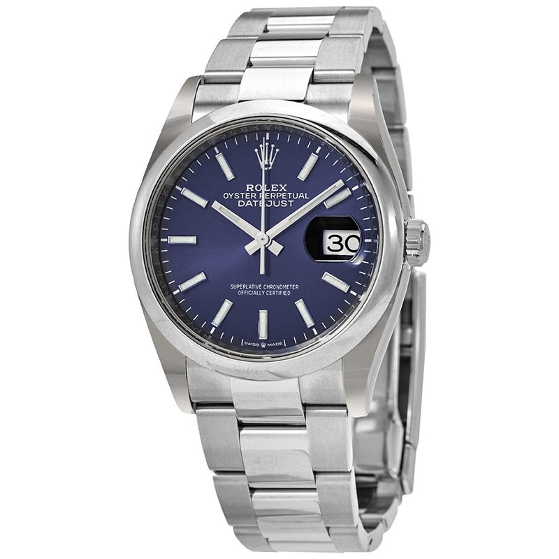 Rolex Datejust 36 Blue Dial Men's Watch #126200BLSO - Watches of America