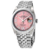Rolex Datejust 36 Automatic Pink Diamond Dial Ladies Jubilee Watch #126234PRDJ - Watches of America