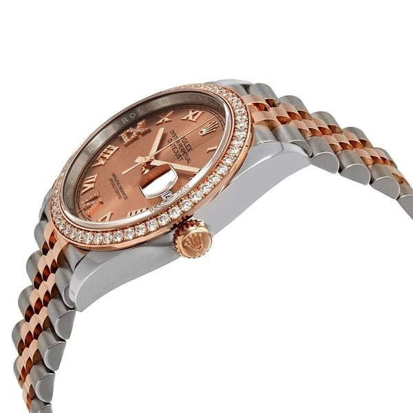 Rolex Datejust 36 Automatic Pink Diamond Dial Ladies Steel and 18K Everose Gold Jubilee Watch #126281PRDJ - Watches of America #2