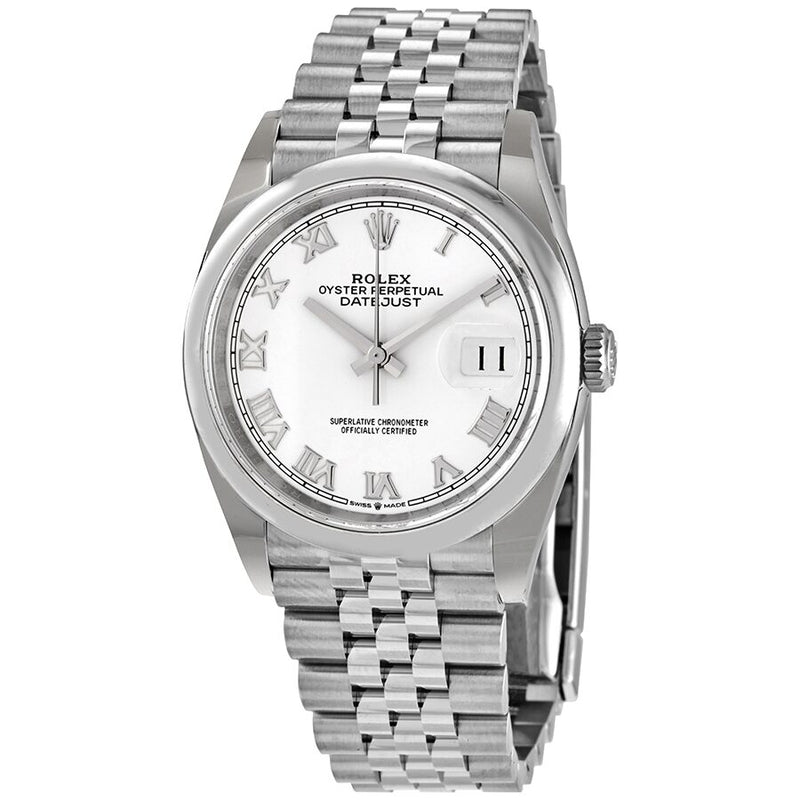 Rolex Datejust 36 White Dial Men's Watch #126200WRJ - Watches of America