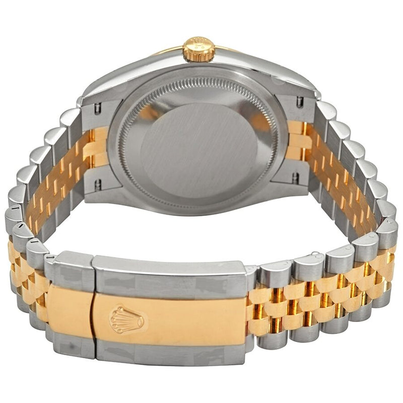 Rolex Datejust 36 Black Diamond Dial Men's Stainless Steel and 18kt Yellow Gold Jubilee Watch #126233BKDJ - Watches of America #3