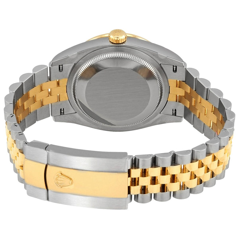 Rolex Datejust 36 Black Diamond Dial Men's Steel and 18kt Yellow Gold Jubilee Watch #126283BKDJ - Watches of America #3
