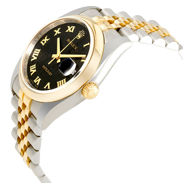 Rolex Datejust 36 Black Dial Stainless Steel and 18K Yellow Gold Jubilee Bracelet Automatic Men's Watch #116203BKJRJ - Watches of America #2