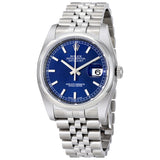 Rolex Datejust 36 Blue Dial Stainless Steel Jubilee Bracelet Automatic Men's Watch 116200BLSJ#116200-BLSJ - Watches of America