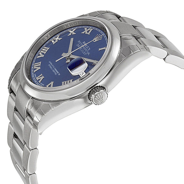 Rolex Datejust 36 Blue Dial Stainless Steel Oyster Bracelet Automatic Men's Watch #116200BLRO - Watches of America #2