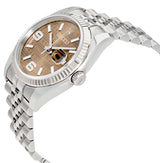 Rolex Datejust 36 Bronze Waves Dial Steel and 18K White Gold Men's Watch #116234BRJADJ - Watches of America #2