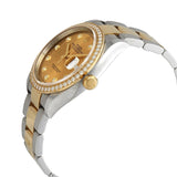 Rolex Datejust 36 Champagne Diamond Dial Men's Steel and 18kt Yellow Gold Oyster Watch #126283CDO - Watches of America #2