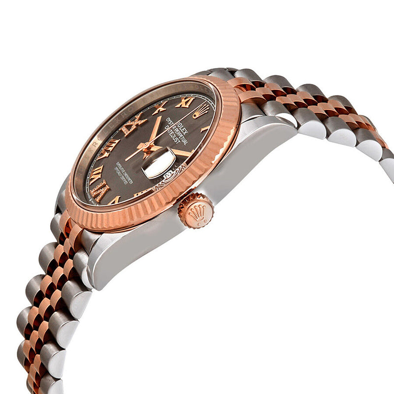 Rolex Datejust 36 Dark Rhodium Diamond Dial Steel and 18kt Everose Gold Jubilee Watch #126231DRRDJ - Watches of America #2