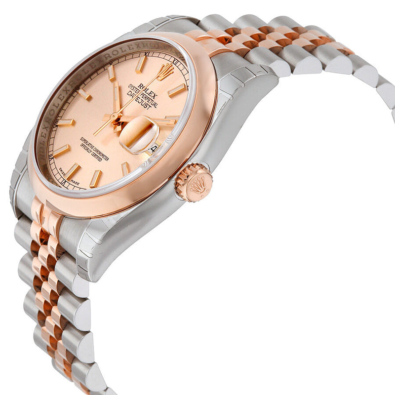 Rolex Datejust 36 Datejust Pink Dial Steel and 18K Everose Gold Jubilee Watch #116201PKSJ - Watches of America #2