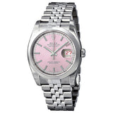 Rolex Datejust 36 Pink Dial Stainless Steel Jubilee Bracelet Automatic Men's Watch #116200PSJ - Watches of America