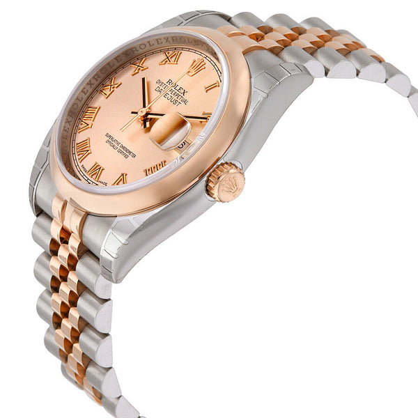 Rolex Datejust 36 Pink Dial Steel and 18K Everose Gold Jubilee Men's Watch #116201PKRJ - Watches of America #2
