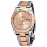 Rolex Datejust 36 Pink Diamond Dial Men's Steel and 18kt Everose Gold Oyster Watch #126231PKRDO - Watches of America
