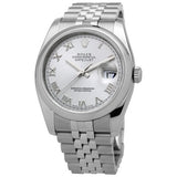 Rolex Datejust 36 Rhodium Dial Stainless Steel Jubilee Bracelet Automatic Men's Watch #116200RRJ - Watches of America