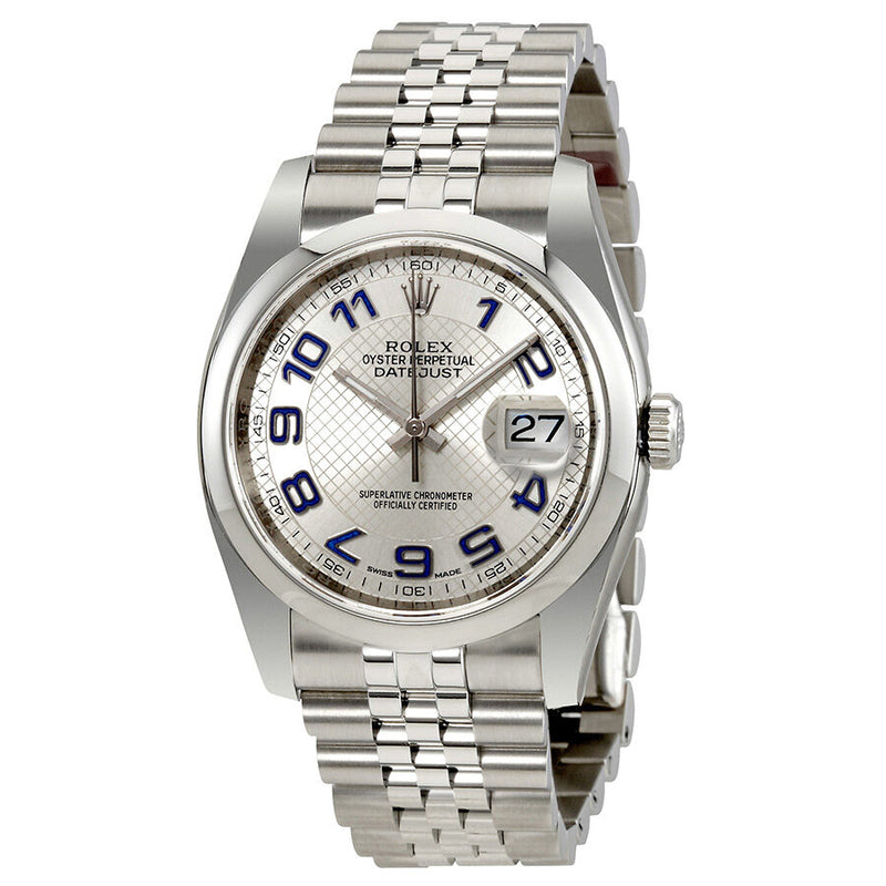 Rolex Datejust 36 Silver Dial Stainless Steel Jubilee Bracelet Automatic Men's Watch #116200SBLAJ - Watches of America