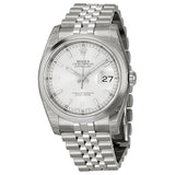 Rolex Datejust 36 Silver Dial Stainless Steel Jubilee Bracelet Automatic Men's Watch #116200SSJ - Watches of America