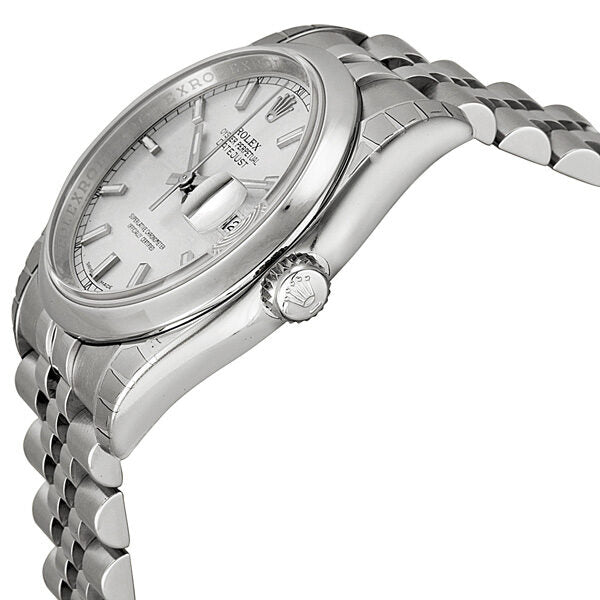 Rolex Datejust 36 Silver Dial Stainless Steel Jubilee Bracelet Automatic Men's Watch #116200SSJ - Watches of America #2
