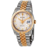 Rolex Datejust 36 Silver Jubilee Diamond Dial Men's Steel and 18kt Yellow Gold Jubilee Watch #126233SJDJ - Watches of America