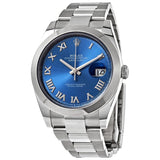 Rolex Datejust 41 Automatic Blue Dial Stainless Steel Men's Watch #126300 0017 - Watches of America