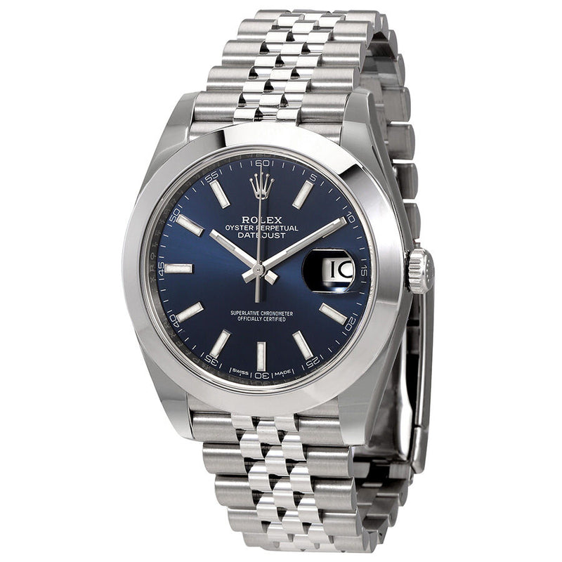 Rolex Datejust 41 Blue Dial Automatic Men's Watch #126300BLSJ - Watches of America