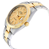 Rolex Datejust 41 Champagne Dial Steel and 18K Yellow Gold Oyster Men's Watch #126333CSO - Watches of America #2