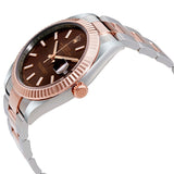 Rolex Datejust 41 Chocolate Dial Steel and 18K Everose Gold Men's Watch #126331CHSO - Watches of America #2