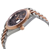 Rolex Datejust 41 Grey Dial Men's Steel and 18K Everose Gold Jubilee Watch #126301GYRJ - Watches of America #2