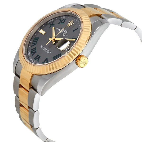 Rolex Datejust 41 Grey Dial Stainless Steel and 18K Yellow Gold Men's Watch #126333GYRO - Watches of America #2