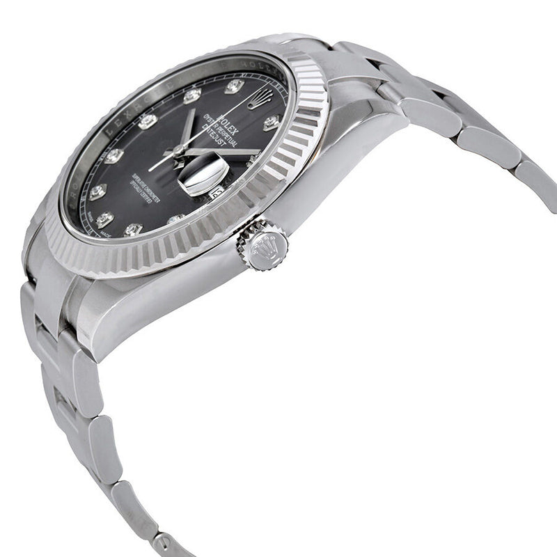 Rolex Datejust 41 Rhodium Diamond Dial Automatic Men's Watch #126334RDO - Watches of America #2