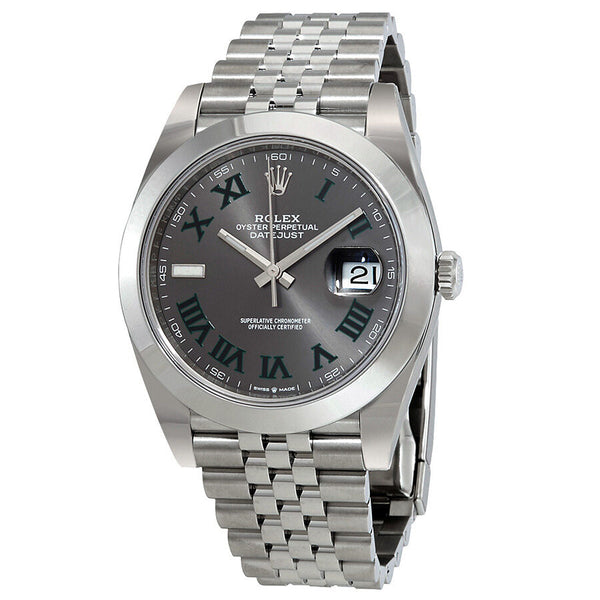 Rolex Datejust 41 Slate Dial Automatic Men's Jubilee Watch #126300GYRJ - Watches of America