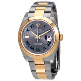 Rolex Datejust 41 Slate Dial Automatic Men's Steel and 18kt Yellow Gold Oyster Watch 126303GYRO#126303 GYRO - Watches of America