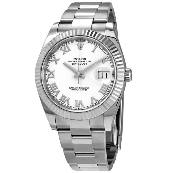Rolex Datejust 41 White Dial Men's Watch #126334WRO - Watches of America