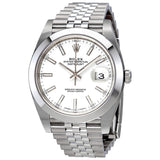Rolex Datejust 41 White Dial Stainless Steel Jubilee Men's Watch #126300WSJ - Watches of America