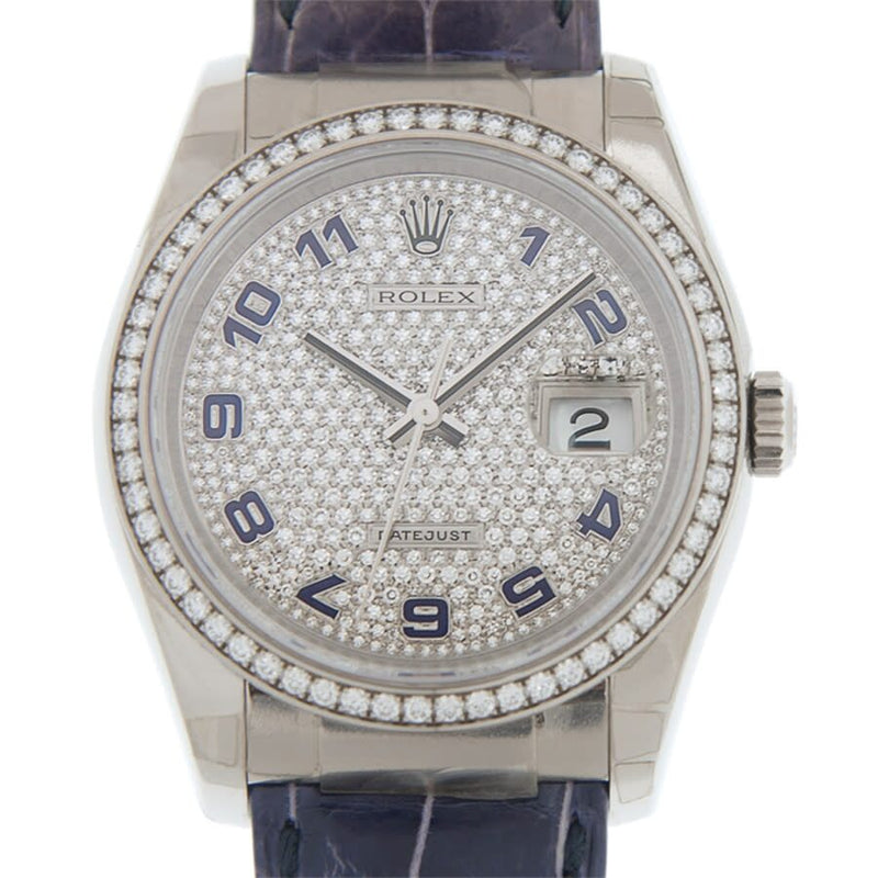Rolex Datejust Automatic Chronometer Diamond Ladies Watch #116189PAVEL - Watches of America