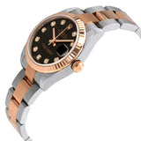 Rolex Datejust Automatic Diamond Black Dial Ladies Watch #178271BKDO - Watches of America #2