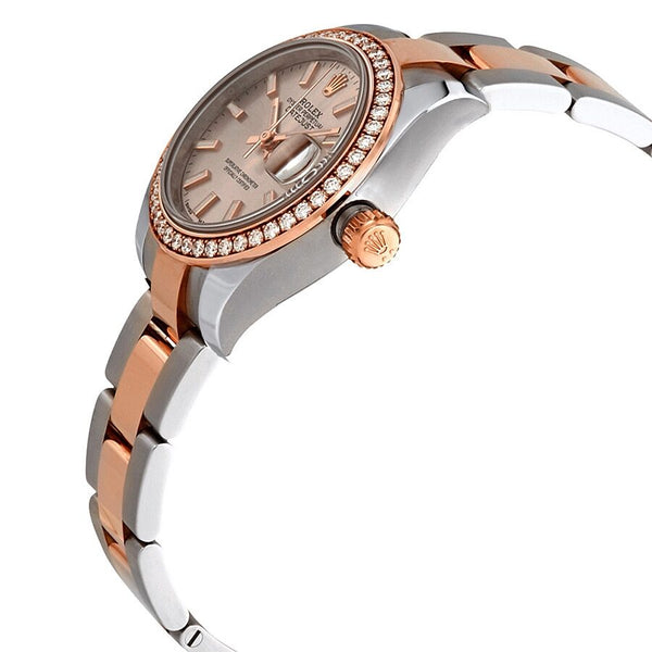 Rolex Datejust Automatic Ladies Steel and 18K Everose Gold Oyster Watch #279381RBR - Watches of America #2