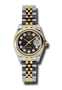 Rolex Datejust Automatic Stainless Steel 18kt Yellow Gold Jubilee Ladies Watch #179163BKJDJ - Watches of America