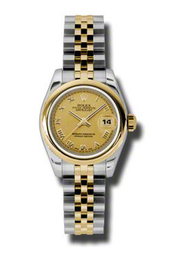 Rolex Datejust Automatic Stainless Steel 18kt Yellow Gold Jubilee Ladies Watch #179163CRJ - Watches of America