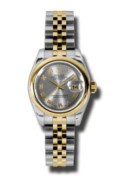 Rolex Datejust Automatic Stainless Steel 18kt Yellow Gold Jubilee Ladies Watch #179163GYRJ - Watches of America