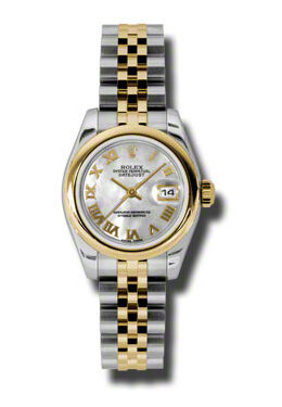 Rolex Datejust Automatic Stainless Steel 18kt Yellow Gold Jubilee Ladies Watch #179163MRJ - Watches of America