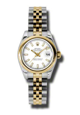 Rolex Datejust Automatic Stainless Steel 18kt Yellow Gold Jubilee Ladies Watch #179163WSJ - Watches of America