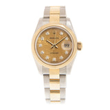 Rolex Datejust Automatic Stainless Steel 18kt Yellow Gold Oyster Ladies Watch 179163CJDO#179163 CJDO - Watches of America