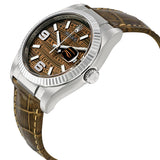 Rolex Datejust Brown Jubilee Brown Dial Bronze Leather Strap Men's Watch #116139BRJASL - Watches of America #2