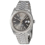 Rolex Datejust Dark Rhodium Dial Automatic Men's Jubilee Watch #126334RSJ - Watches of America
